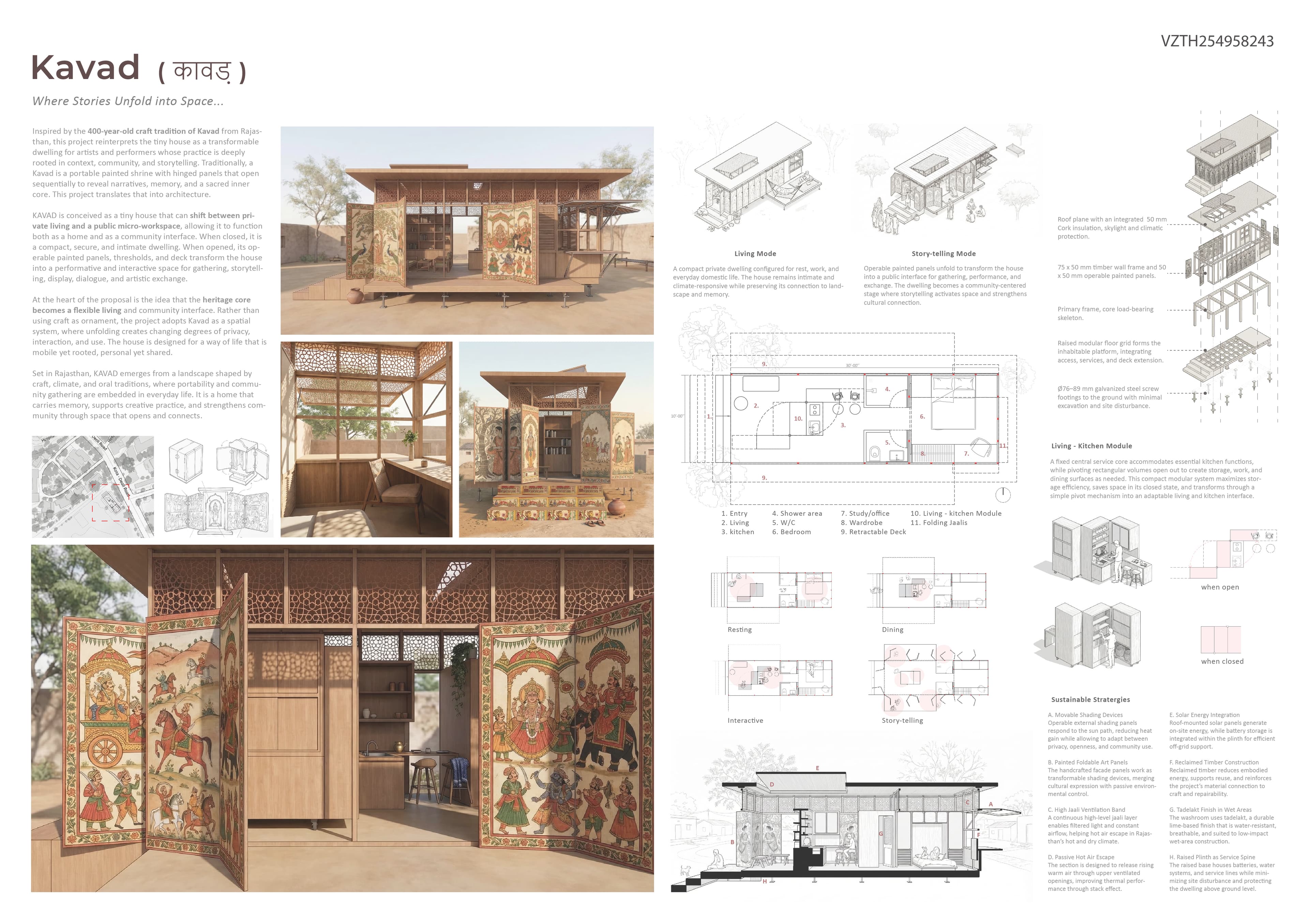 Kavad Tiny House competition presentation sheet