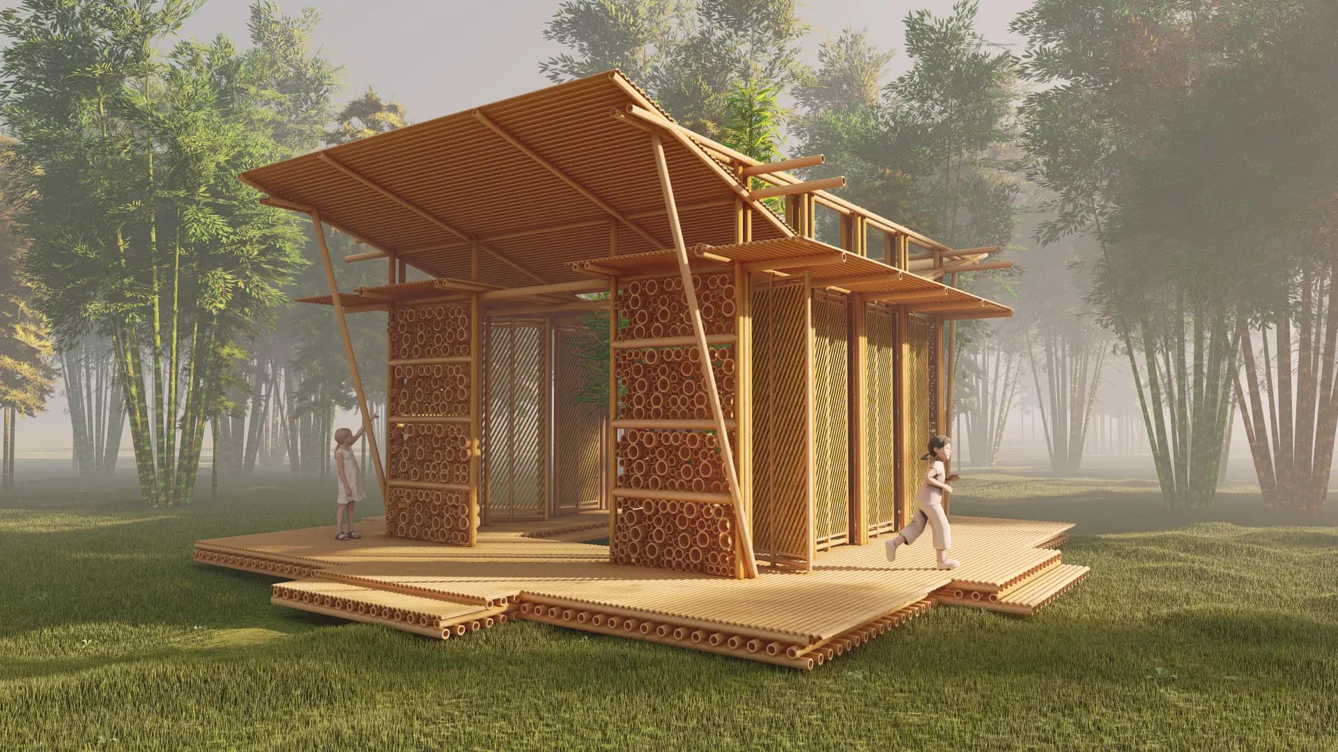 Bamboo Pavilion in undefined